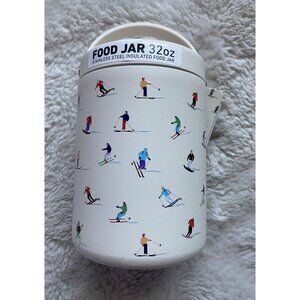 Hydrapeak Food Jar 32oz Stainless Steel Insulated Skiers Ski Snow Winter NEW
